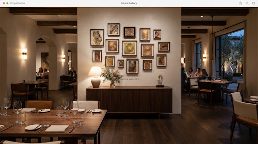 Инсталляция Sedimentary Layers в Boka Bay Bistro
